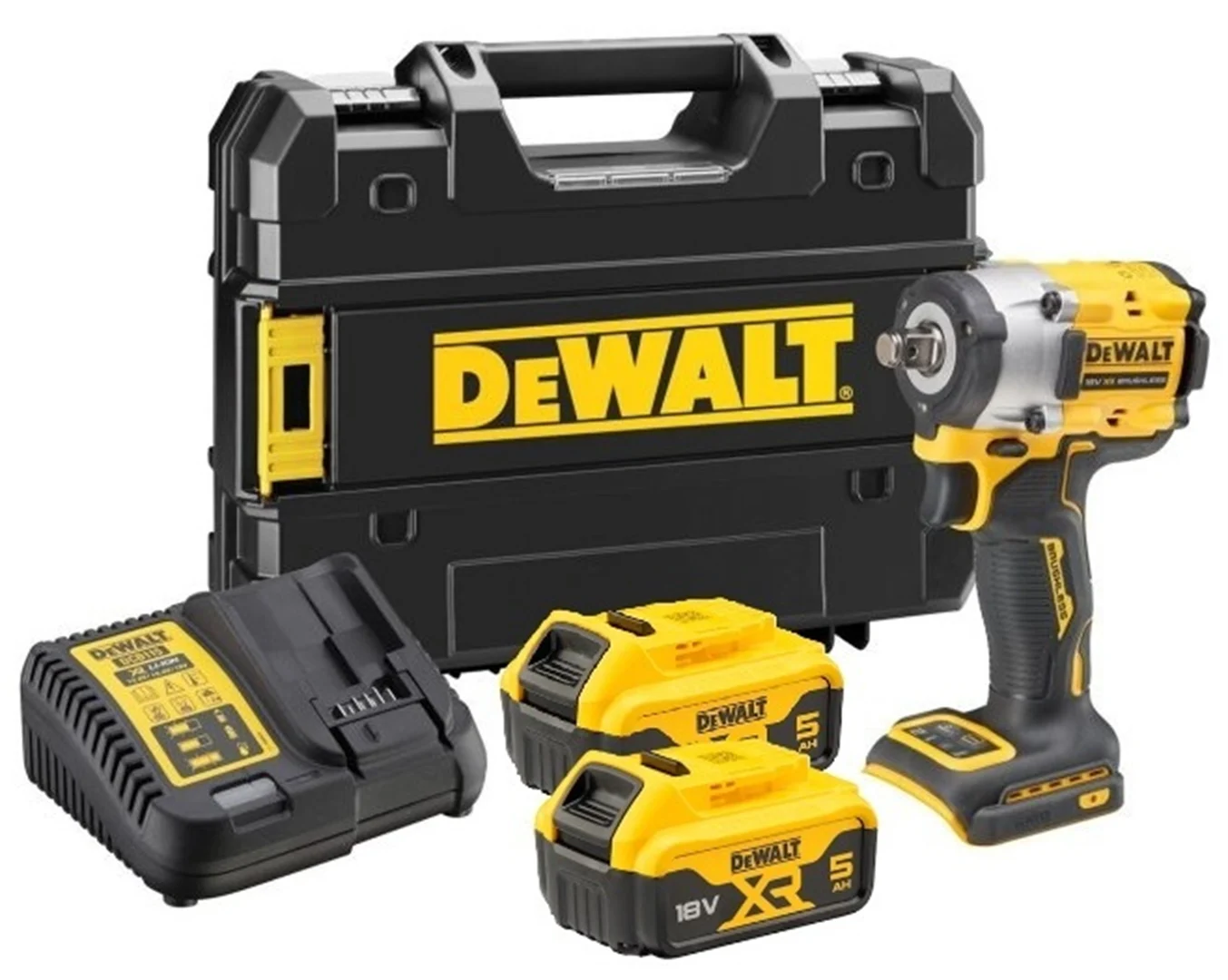 Schlagschrauber DeWalt 18V XR DCF921P2T 2x5.0Ah
