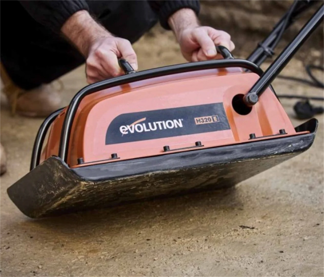 Elektrische Rüttelplatte Evolution Hulk Electro H320-E 230V – Bild 3