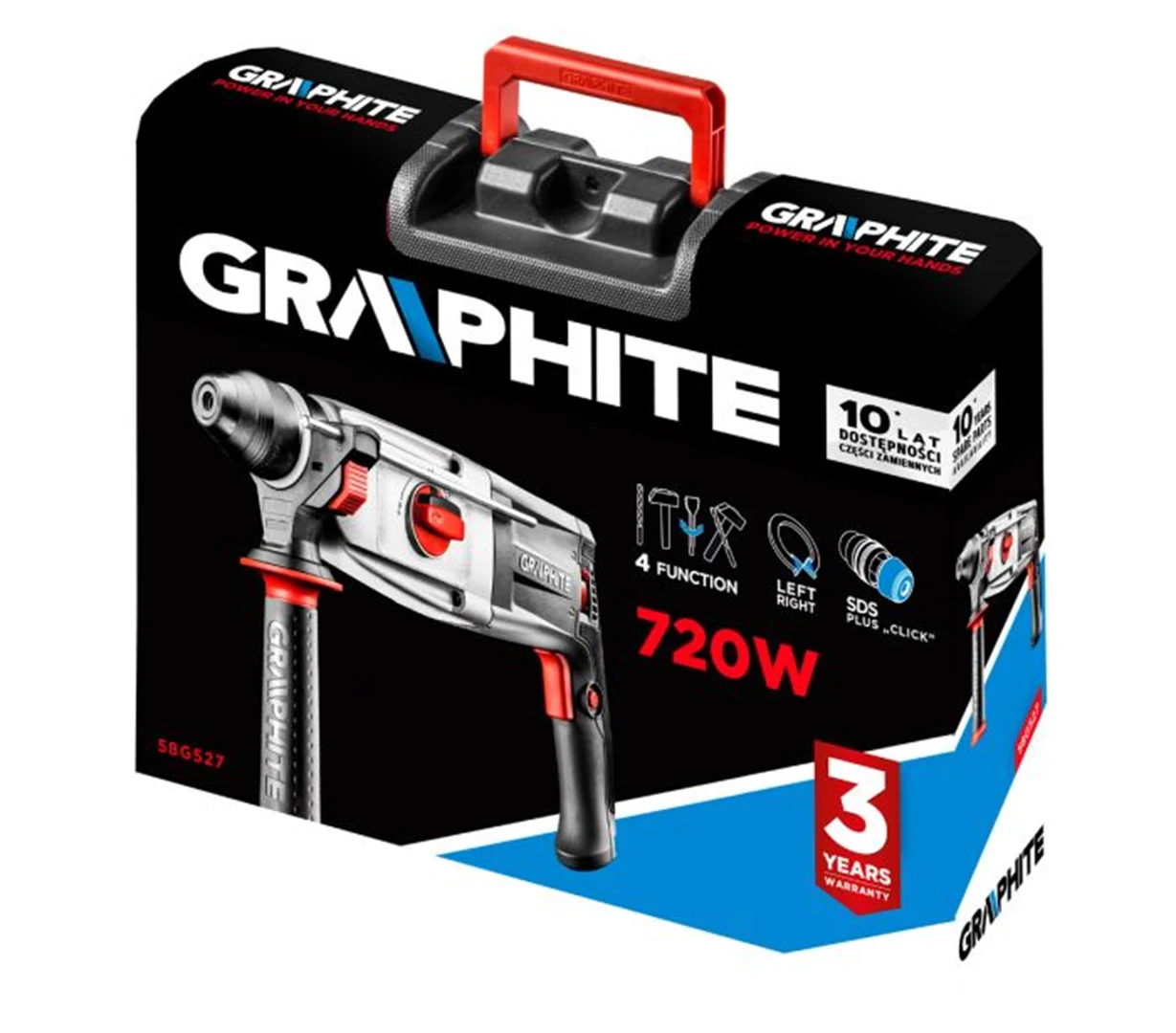 Młotowiertarka Graphite 58G527 – Bild 4