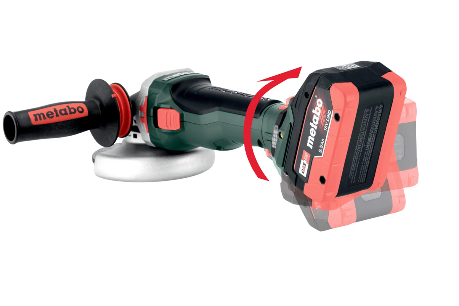 Akumulatorowa szlifierka kątowa Metabo WB 18 LTX BL 15-125 Quick – Bild 2